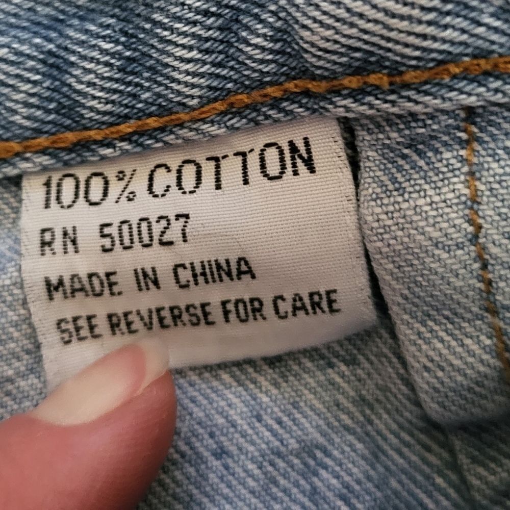 Vintage 100% cotton RIO Jeans size xs light blue mom jean - Picture 6 of 13